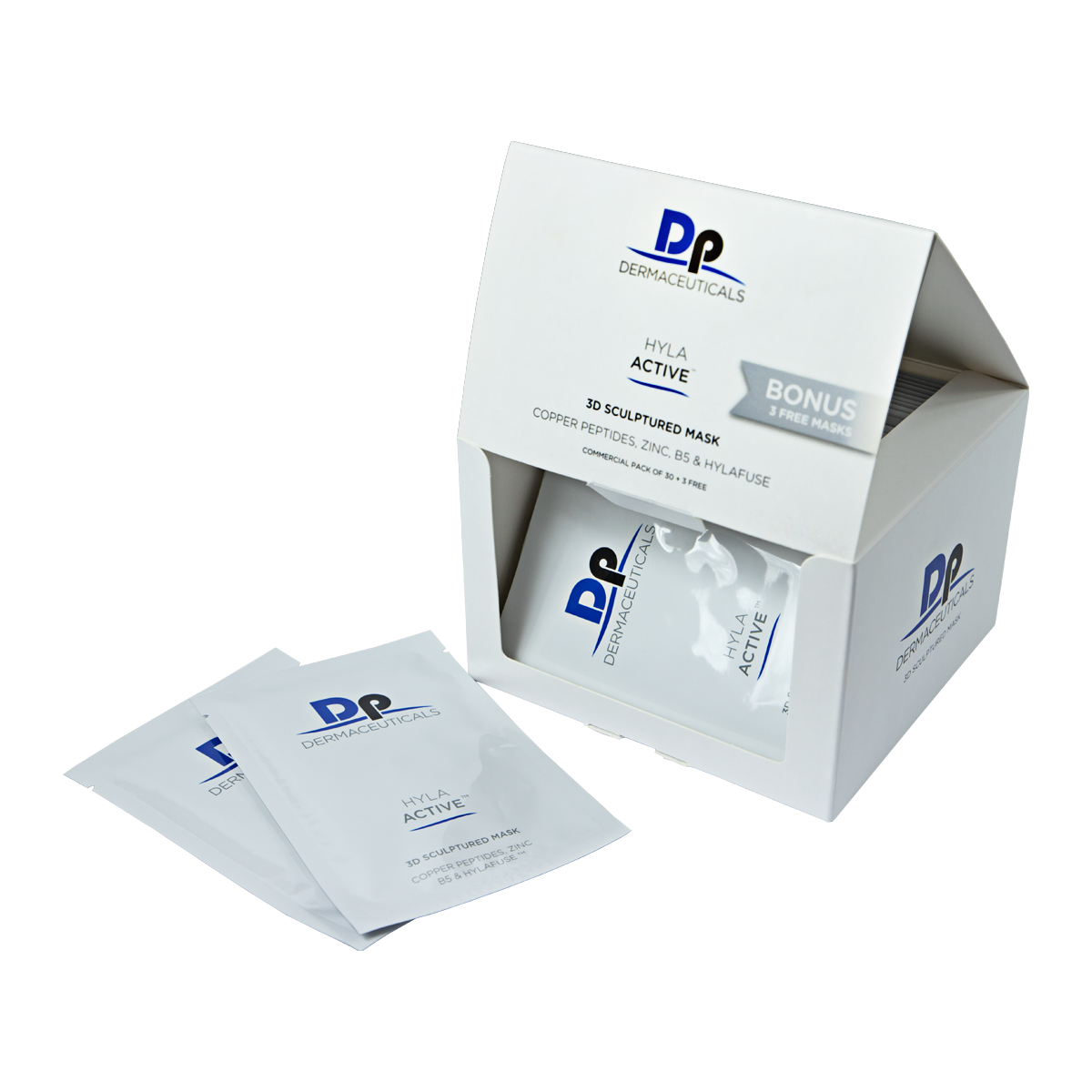 Hyla Active 3D Sculptured Mask (Box of 33)